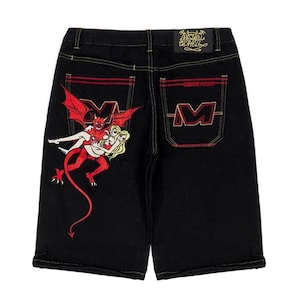 Demon Denim shorts new custom top shorts cloth