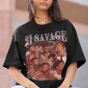 21 Savage Hiphop TShirt | 21 Savage Sweatshirt Vintage | 21 Savage RnB Rapper | 21 Savage Shirt