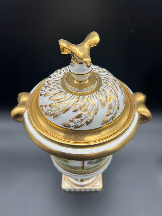 Vintage Limited Edition Coalport Bone China Amphora, Lid Vase or
