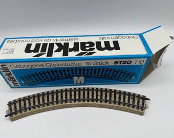 Marklin HO 5120 10x Curved Track Section . New in Box From the 80s