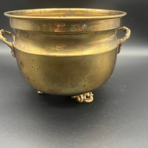 Vintage Brass Planter Pot Made in India