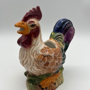 Cute Rooster Creamer / Planter