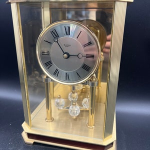 Unique Bulova Mantel Clock Made in Germany