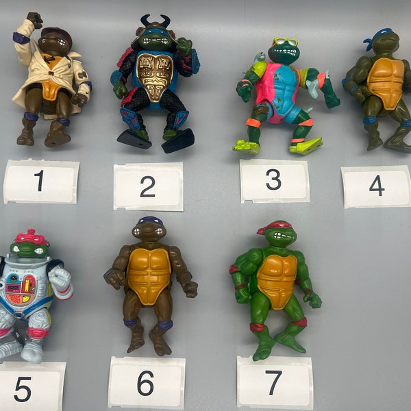 Teenage Mutant Ninja Turtles actiefiguren Vintage