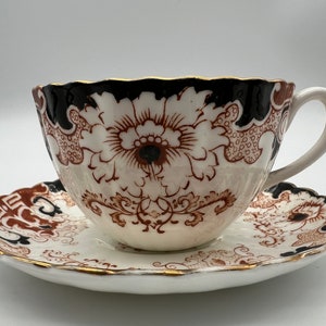 Vintage Teacup & Saucer Radfords Fenton England