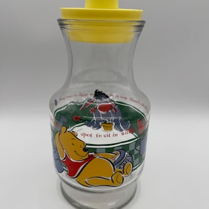 Vintage Disney Winnie the Pooh Juice Carafe / Pitcher