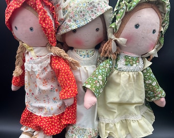 Vintage Knickerbocker Dolls Set of 3