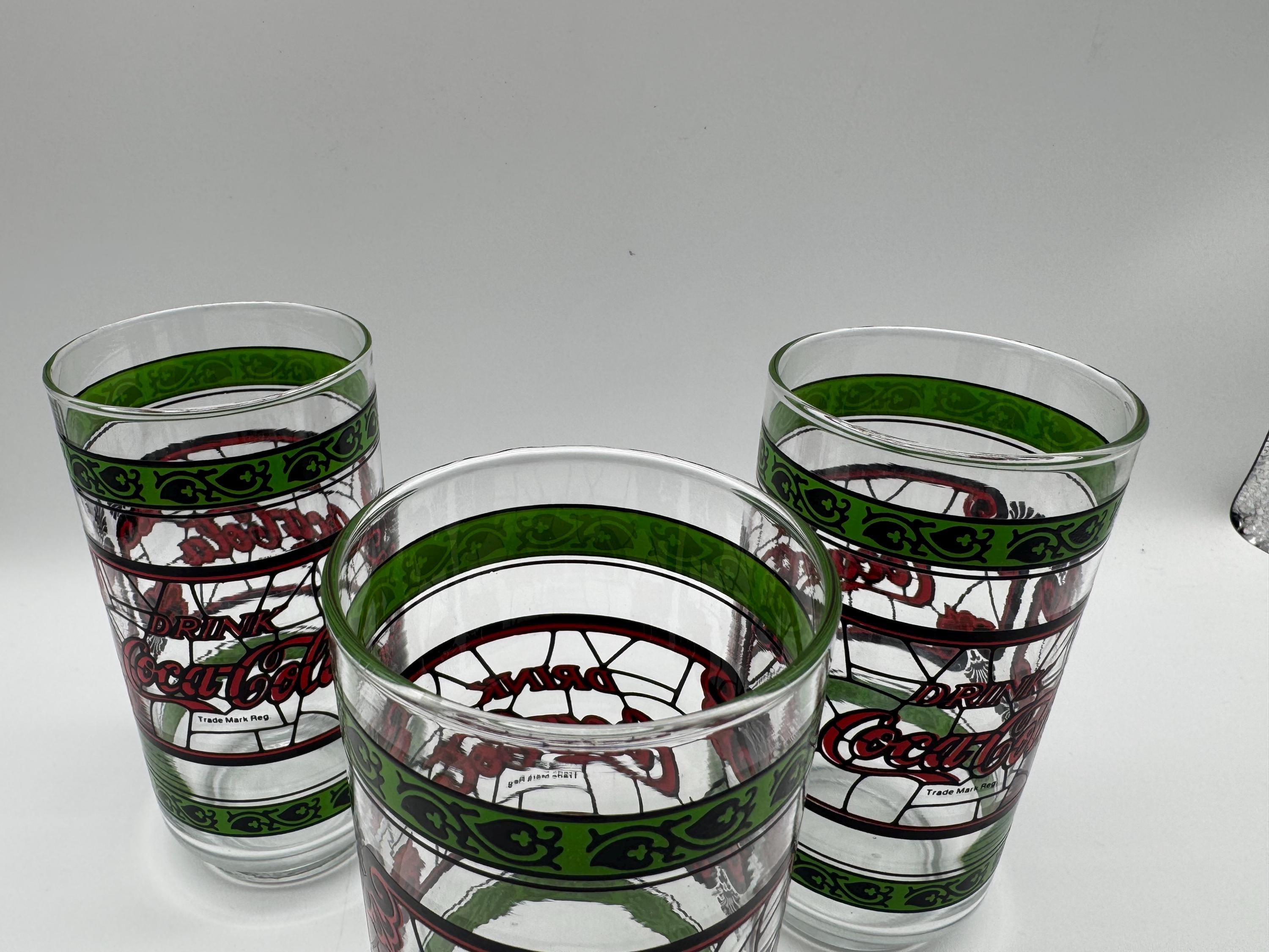 ヴィンテージドリンクコカコーラグラス3個セット - Etsy 日本