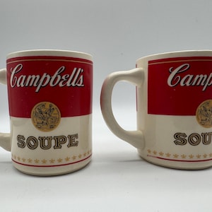 Campbell soup bowls mugs - Etsy 日本