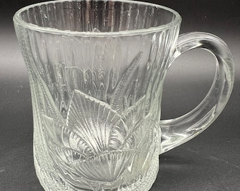 Copa de loto/crocus vintage transparente de Arcoroc France