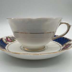 Vintage Teacup & Saucer Tuscan China England