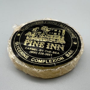 Vintage Old Hotel Soap from Pine Inn Carmel