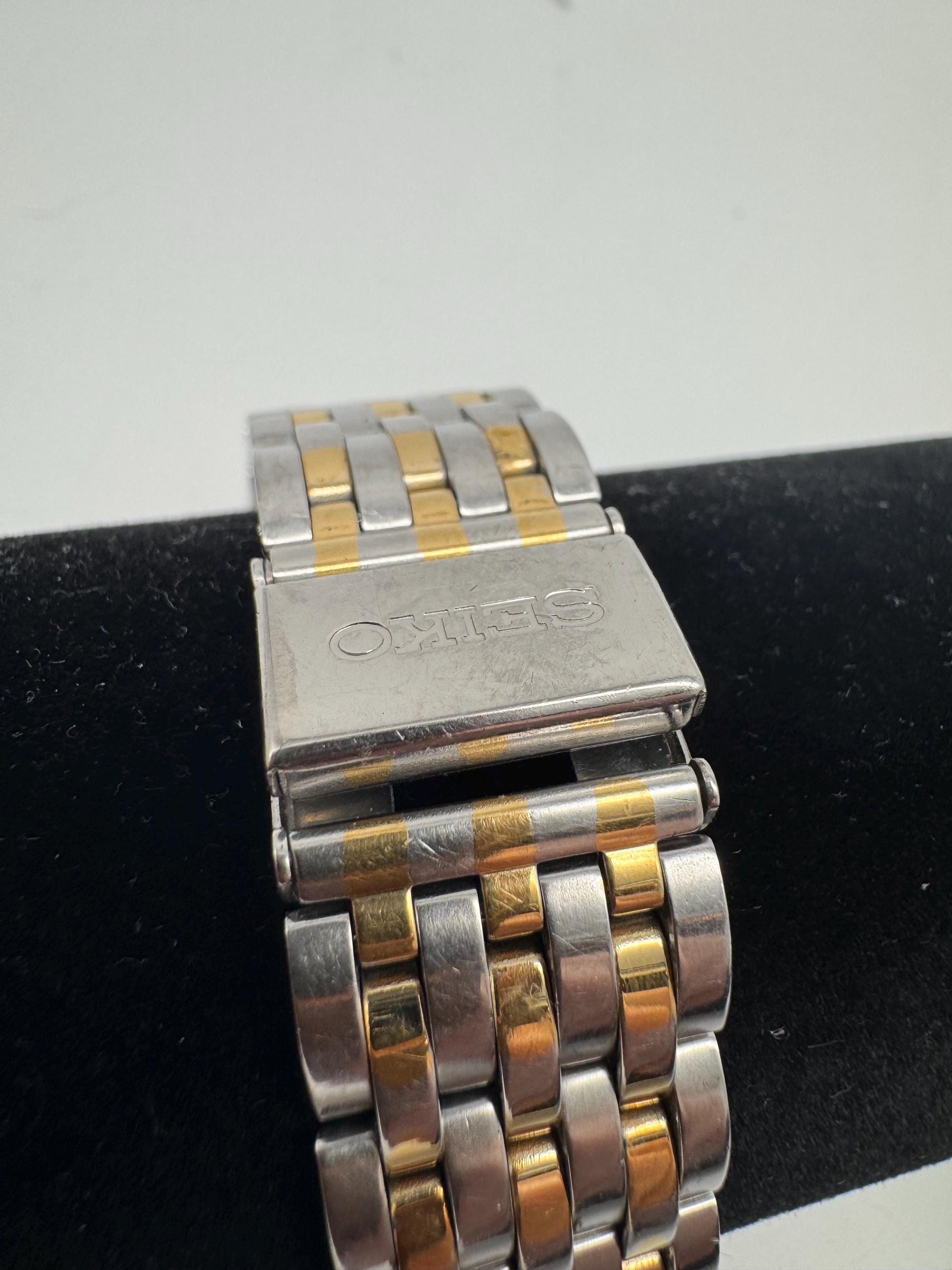 Seiko Two Tone World Timer 5T52 Quartz Movement With Date - Etsy