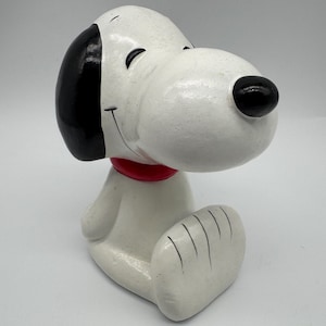 Snoopy Vintage Ceramic Coin Bank