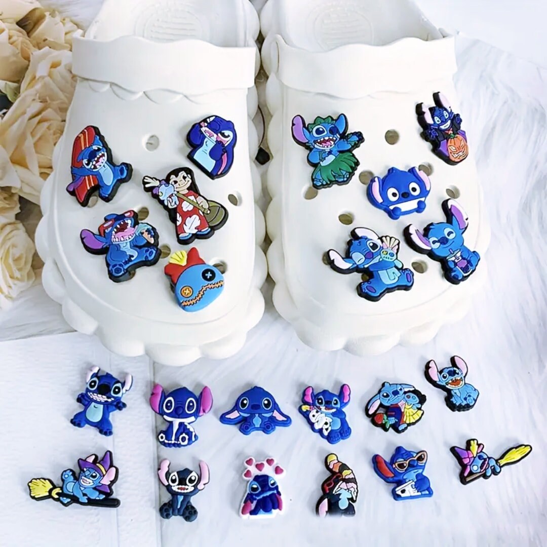 20 PC Set, Fun Stitch Shoe Charms for Crocs, Little Kids Fun Shoe