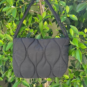Fashion Puffer Bag, Crossbody Puffer Bag, Cushion Stitch Purse, Everday Purse, Puffy Shoulder Purse, Small Gym Bag, Quilted Bag