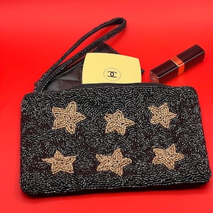 Star Beaded Bag Strap - Red and Black — The Horseshoe Crab