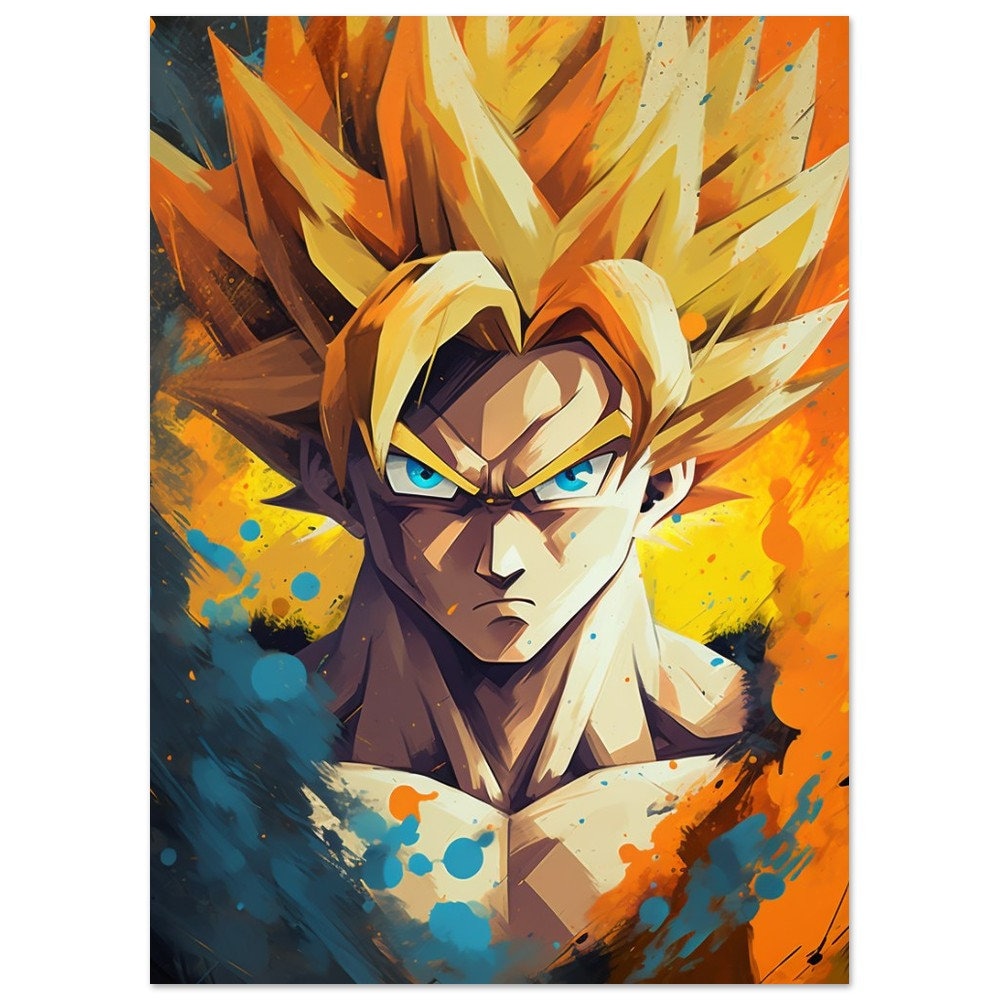 Dragon Ball Super Shonen Anime Mui Goku Manga Panel Art Sticker