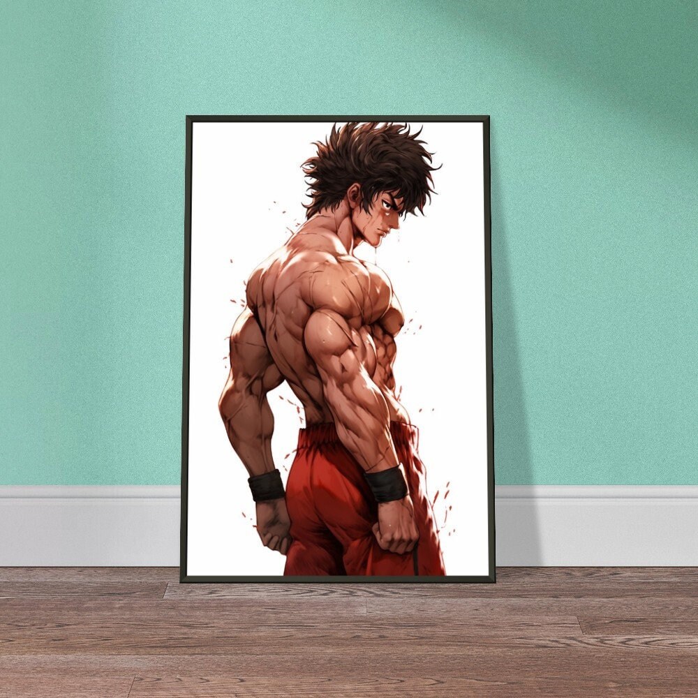 Yujiro Hanma Baki Anime Girl Gift Art Board Print for Sale by Spacefoxart