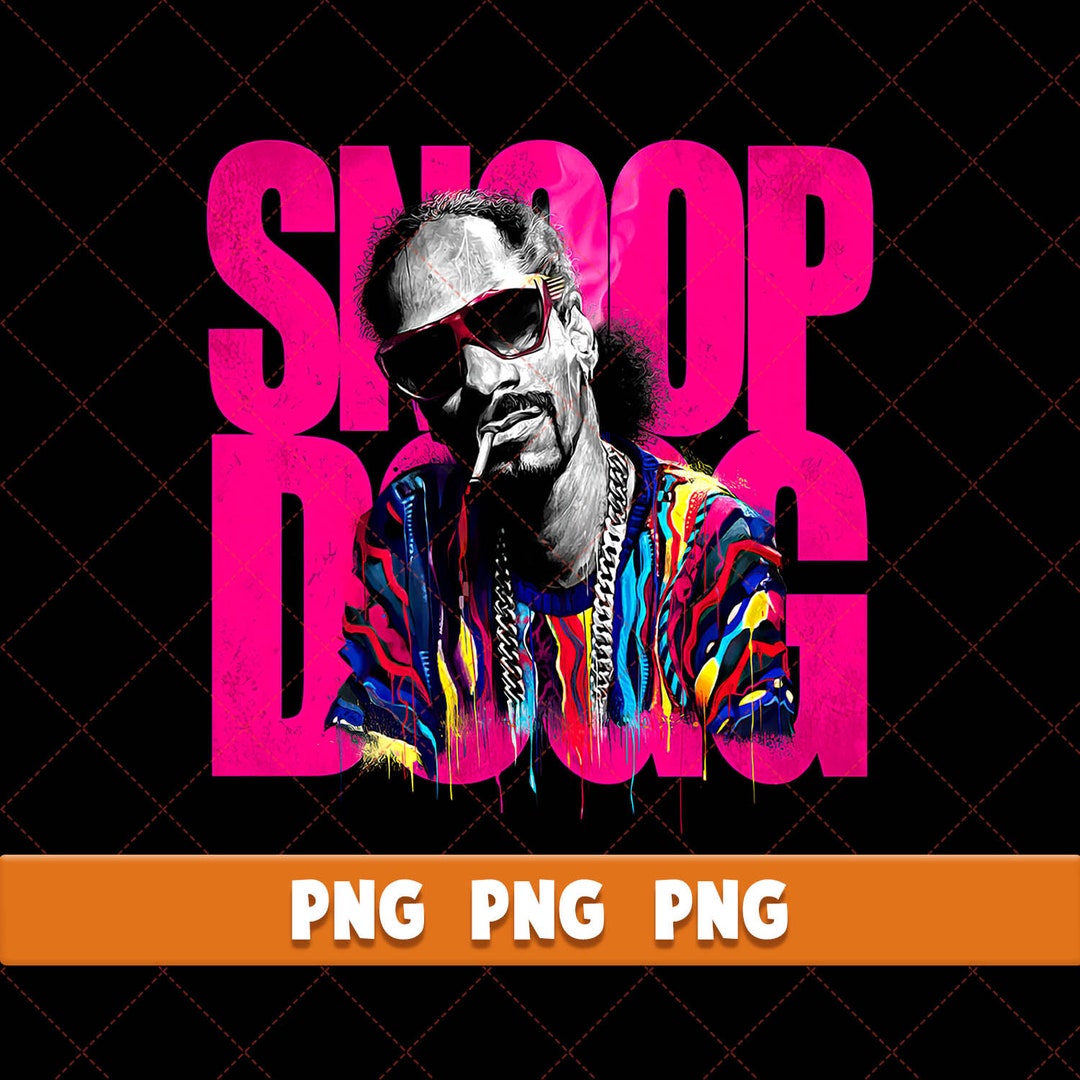 Snoop Doggy Dogg Graphic Png Snoop Dogg Png Snoop Png Etsy
