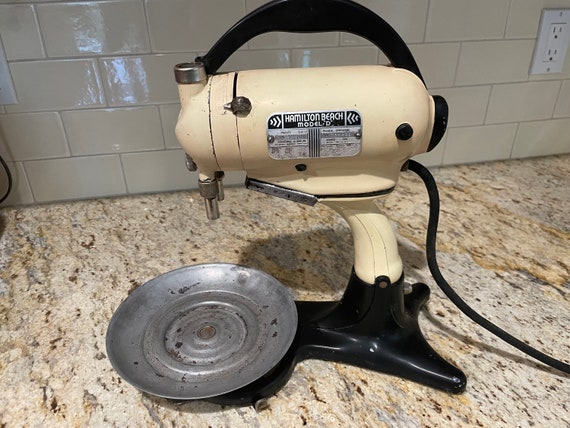 1940s Hamilton Beach Model D Mixer. Mixer and Stand no Bowl or Beaters. 