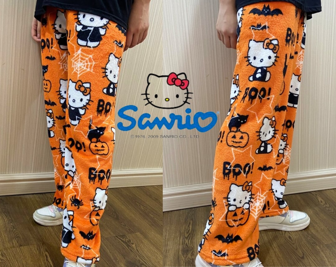 Hello Kitty Halloween Pajama Pants Hello Kitty Gifts Hello Etsy Canada
