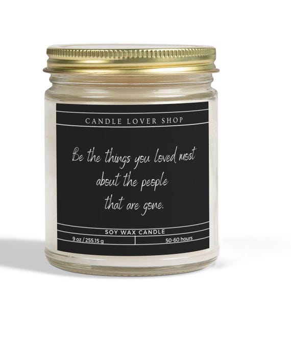 Coconut Apricot Scented Candle - Be the things you loved most, Relaxing Home Decor, Gifts for Loved Ones, Aromatherapy, Self-Care