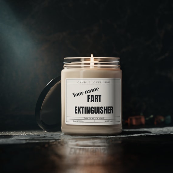Custome name fart calendar Scented Soy Candle, 9oz