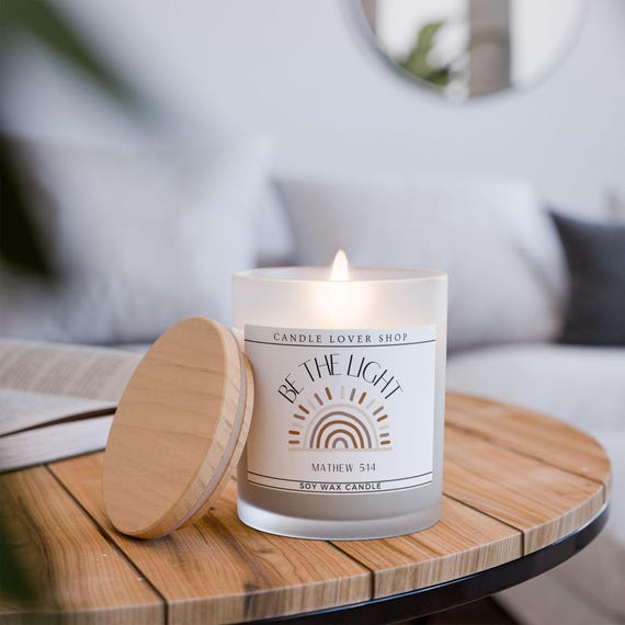Frosted Glass Candle, 11oz