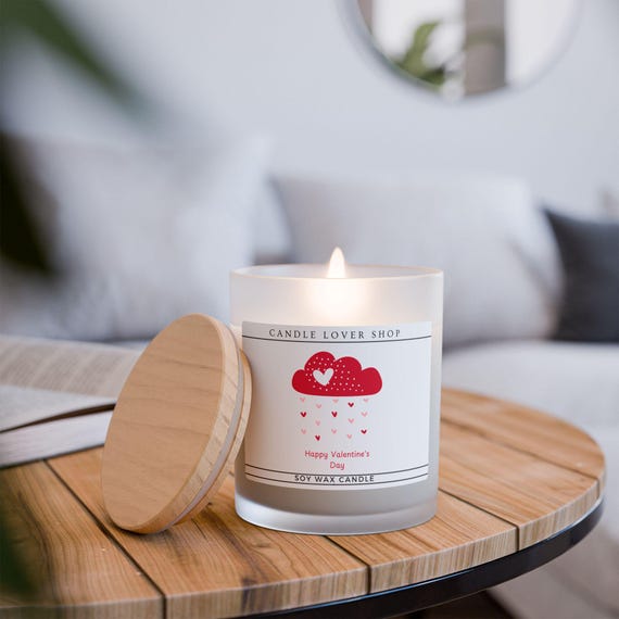 Frosted Glass Candle, 11oz