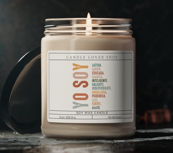 Yo Soy Natural Scented Soy Candle, 9oz