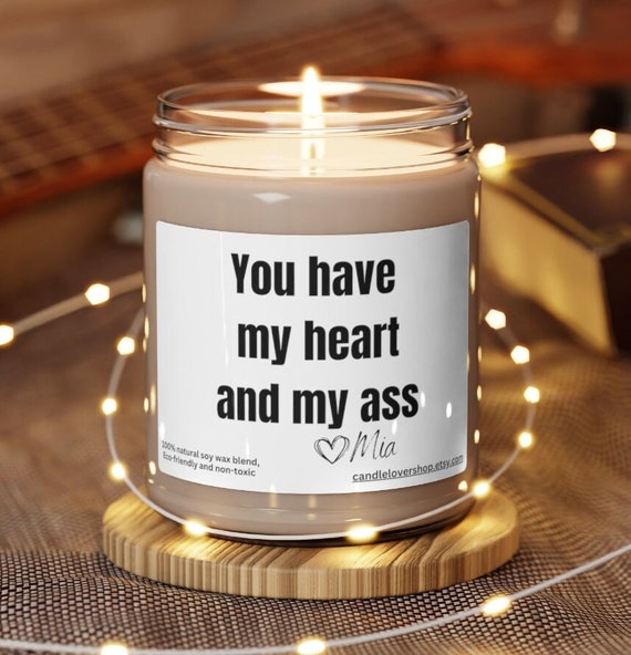 Personalized Candle. Add a Name. Personalized Wedding gift. Custom Label, Funny Candle, Scented Soy Candle, 9oz burning time 50-60 hours