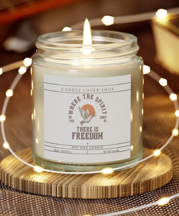 Scented Coconut Apricot Candles (4oz, 9oz)
