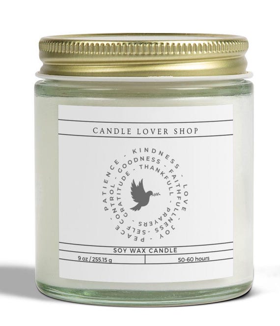 Scented Coconut Apricot Candles (4oz, 9oz)