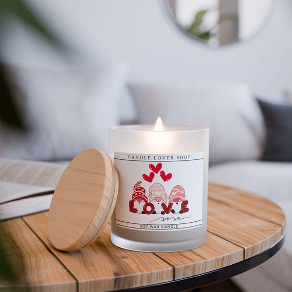 Frosted Glass Candle, 11oz