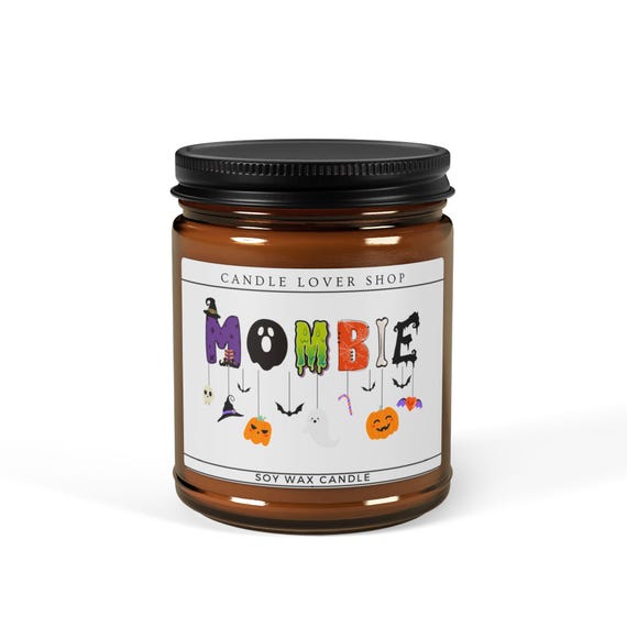 Halloween Mom Zombie Scented Soy Candle - Perfect for Spooky Season, Gift for Candle Lovers, Home Fragrance Decor, Haunted House Vibes