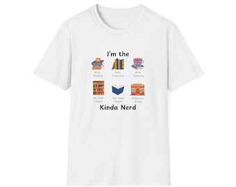 Book Lover T-Shirt: Literary Humor Tee - Softstyle Cotton