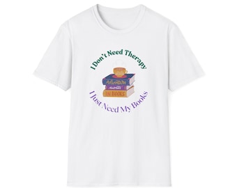 Book Lovers Unisex Softstyle T-Shirt, Cozy Gift for Readers, Ideal for Book Clubs, Bibliophile Gift, Relaxing Vibe
