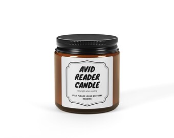 Avid Reader Scented Soy Candle: Relaxing Home Ambiance