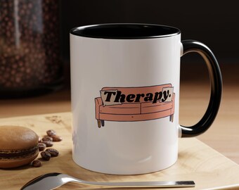 Therapy Couch Coffee Mug: Fun Gift for Self-Care