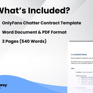Onlyfans Chatter Contract Template Hire Onlyfans Chatters With This