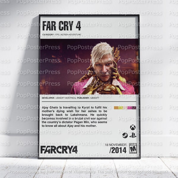 Far Cry 4 DIGITAL POSTER