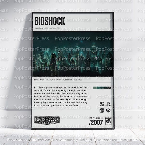 Bioshock Poster - Etsy