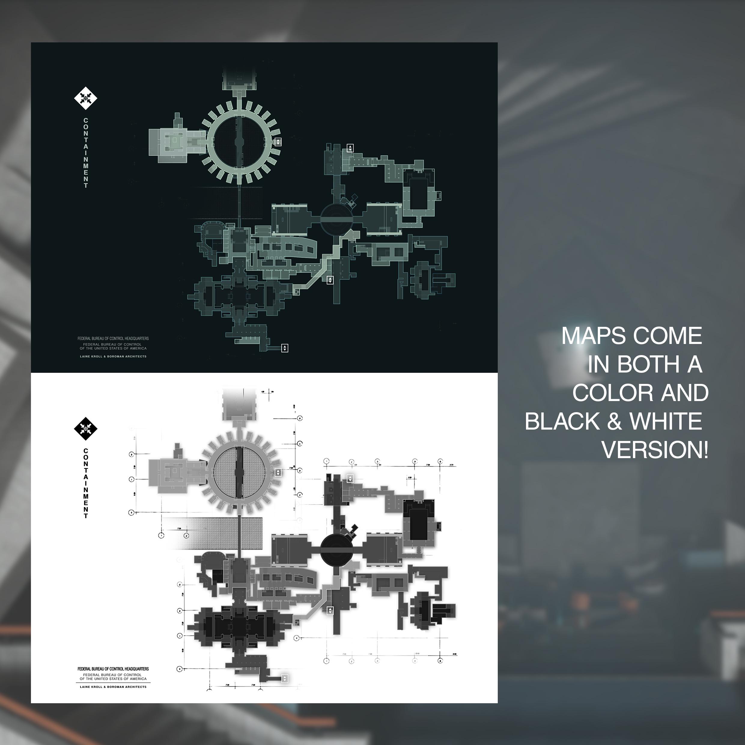 CONTROL Game Digital Bundle - Maps, Photos, Documents - Etsy