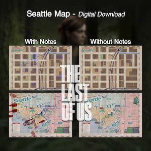 Kaart The Last of Us Seattle: DIGITAAL BESTAND