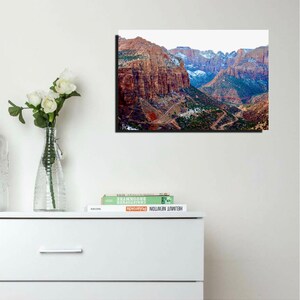 Bakson Photography Canvas Landscape Print - Zion National Park Utah