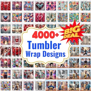 4000+ Best Seller Tumbler Wrap Bundle 20oz Skinny Tumbler Sublimation Design Ultimate Tumbler Wrap Bundle design Best Selling Tumbler PNG