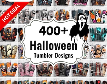 Halloween Tumbler Wraps Bundle: Horror, Ghost, Wednesday (Digital Download)