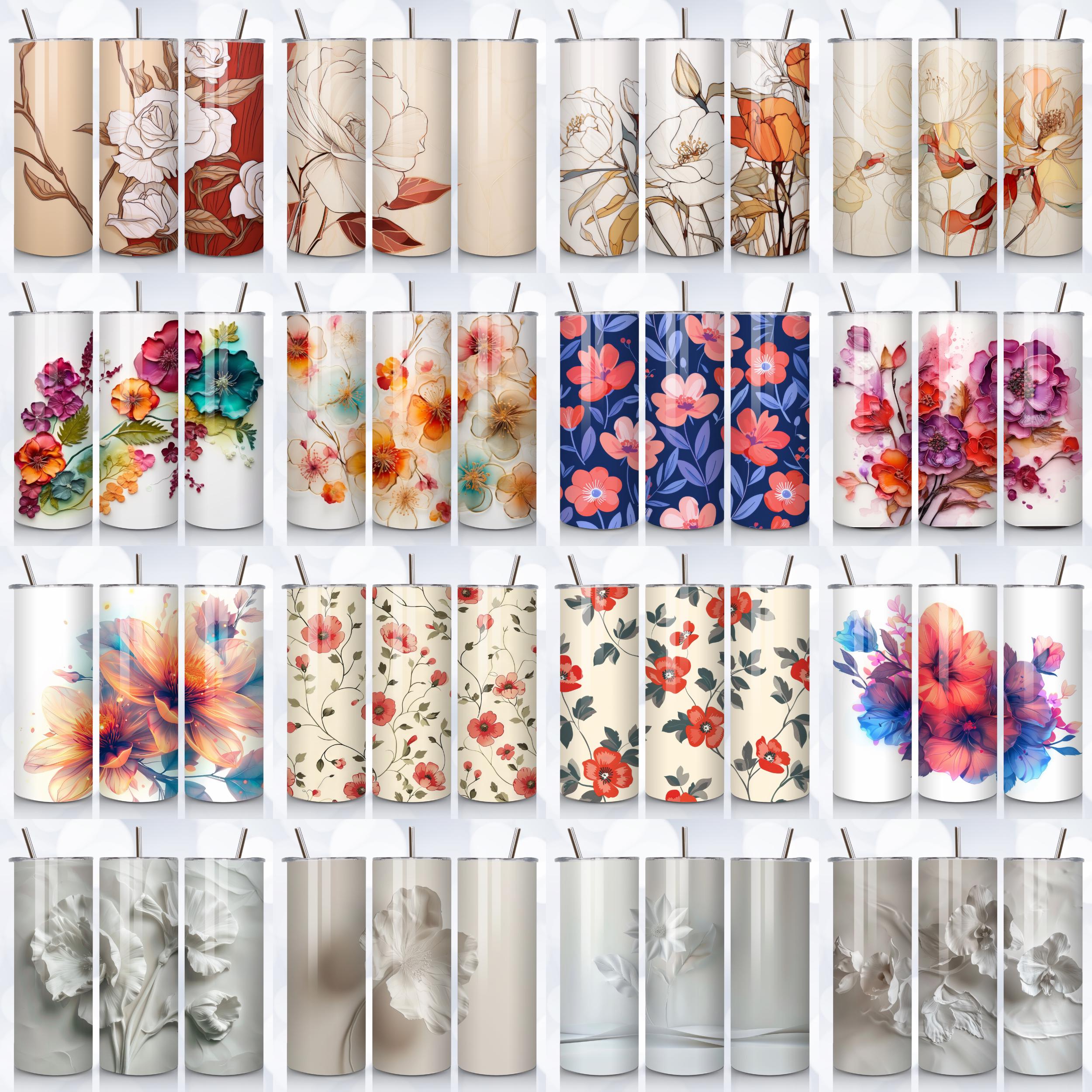 Abstract Tumbler Wraps: Geometric Sublimation Designs (PNG Digital ...