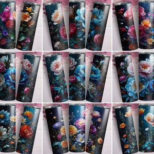 aesthetic floral tumbler, dark botanical tumbler, neon floral tumbler, luxury botanical tumbler, watercolor floral tumbler, minimalist floral tumbler, celestial floral tumbler, enchanted floral tumbler, dreamy floral tumbler, victorian floral tumbler